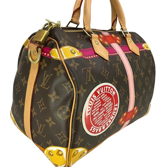 Louis Vuitton Monogram Summer Trunks Speedy 30 - Picture 3 of 11